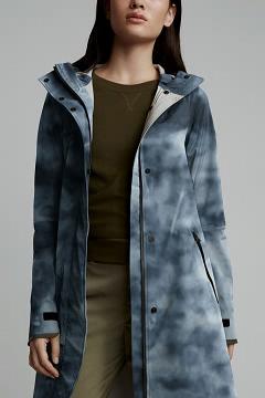 Chamarras Canada Goose Mujer Mexico - Kitsilano Chubasquero Black Label Azules RN6175298